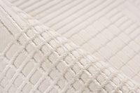 Low-Pile Rug - Ysera Cream Grid 4