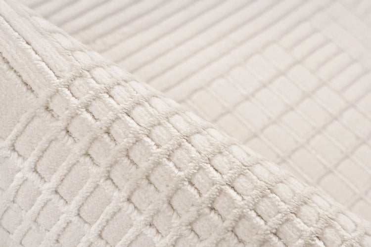 Laagpolig tapijt - Ysera Cream Grid 4