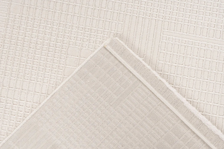 Laagpolig tapijt - Ysera Cream Grid 4