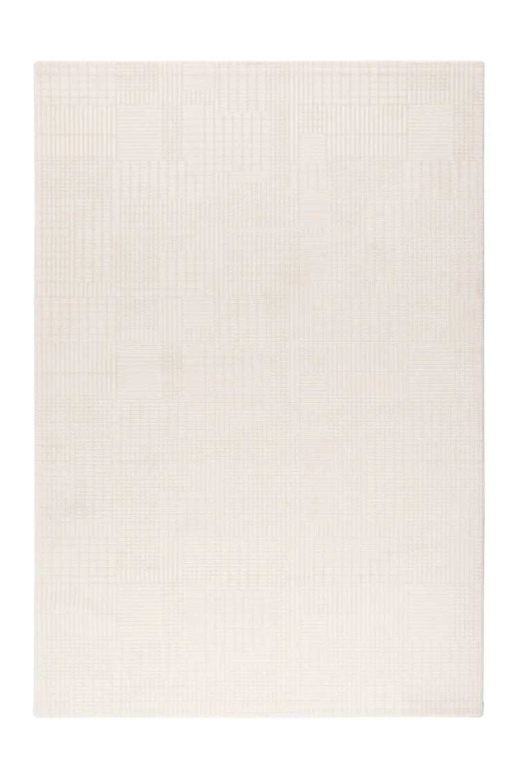 Laagpolig tapijt - Ysera Cream Grid 4