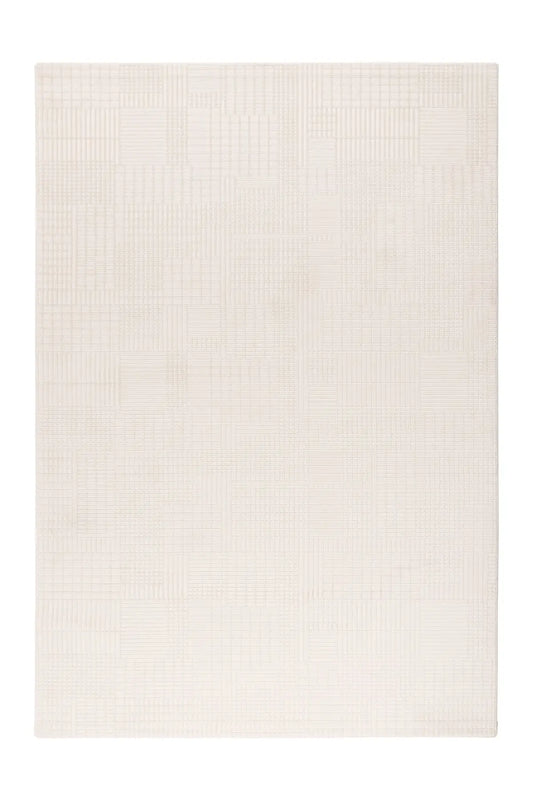 Low-Pile Rug - Ysera Cream Grid 4