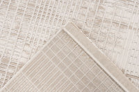 Low-Pile Rug - Ysera Taupe Grid 3