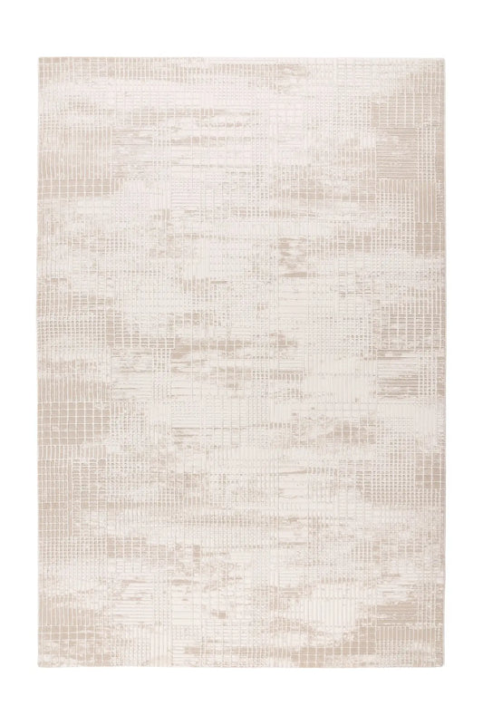Low-Pile Rug - Ysera Taupe Grid 3