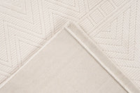 Low-Pile Rug - Ysera Cream Geometric 3