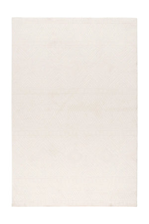 Low-Pile Rug - Ysera Cream Geometric 3