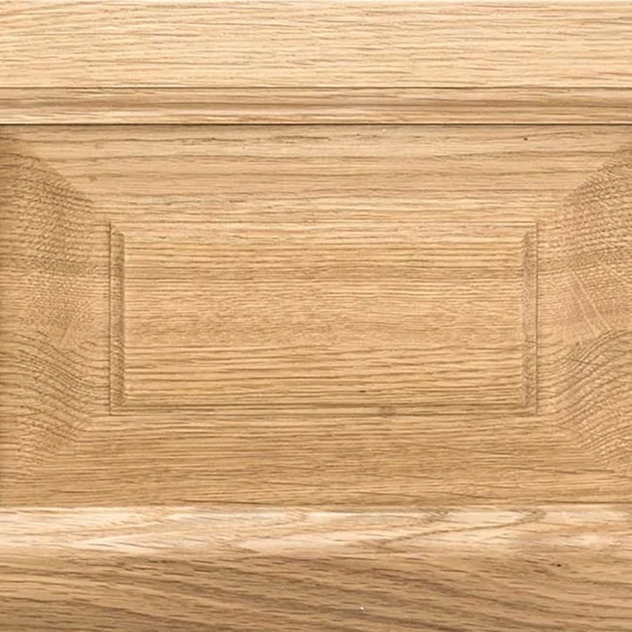 Solid oak colour and material sample for the Chinon sideboard