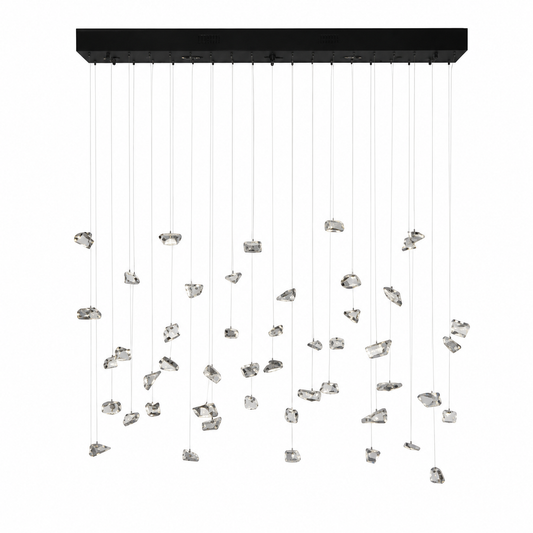Pendant Light Odin 5418R - 5xGU10 - Zwart pendant lamp - front view on white background