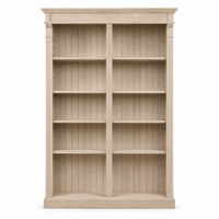 Open Bookcase - Meursault - Solid Oak - 135 x 39 x 210 cm - Oak