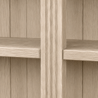 Open Bookcase - Meursault - Solid Oak - 135 x 39 x 210 cm - Oak