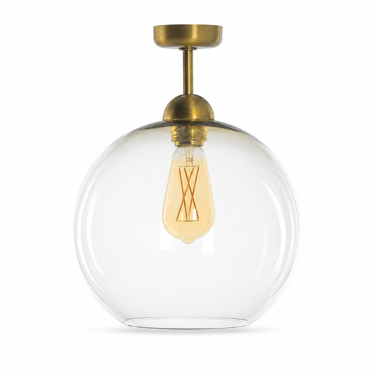 Ceiling Lamp Oskar 6819W - Gold (brass) - Front view