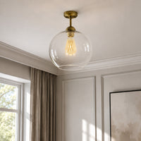 Ceiling Lamp Oskar 6819W - Gold (brass) - In modern room