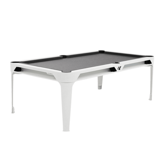 Outdoor Pool & Dining Table 7FT White - MCS Light grey Noir Without Tabletop