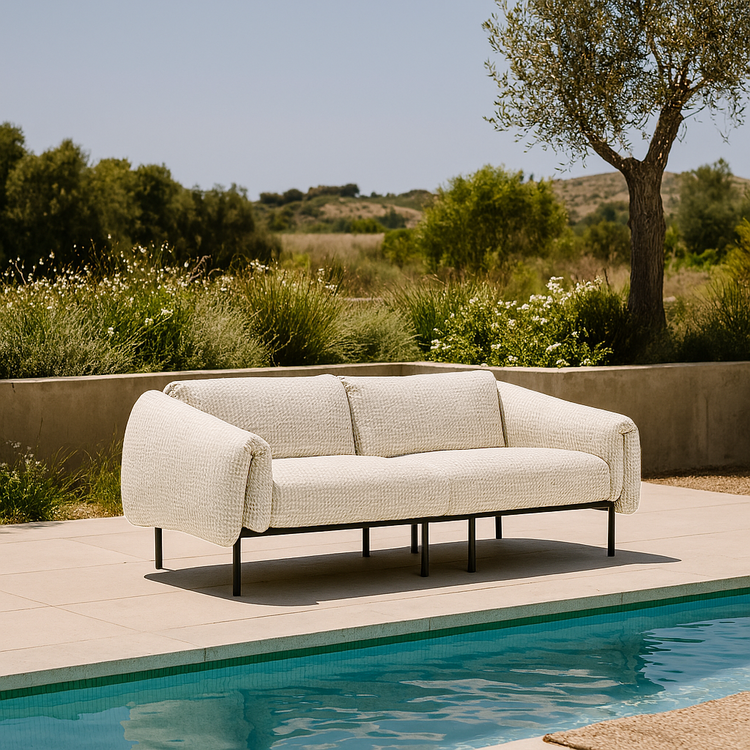 Outdoor Sofa Zerio - Wit 184x98x70cm | Marcottestyle
