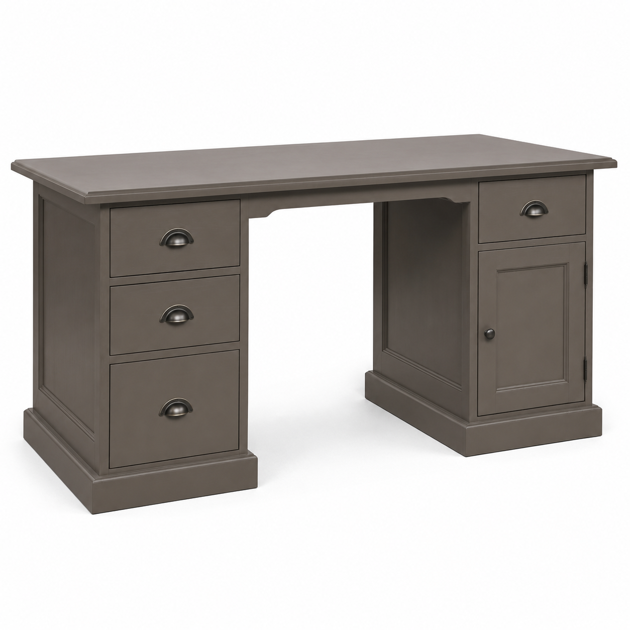 Desk - Oxford - Solid Pine - 152 x 70 x 78 cm - Brown