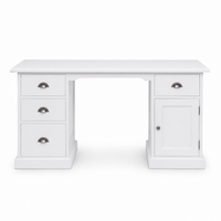 Desk - Oxford - Solid Pine - 152 x 70 x 78 cm - White