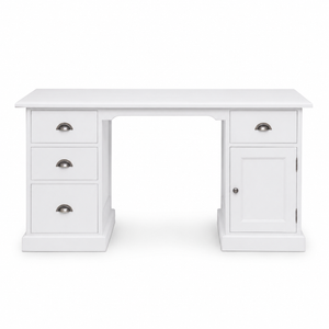 Desk - Oxford - Solid Pine - 152 x 70 x 78 cm - White