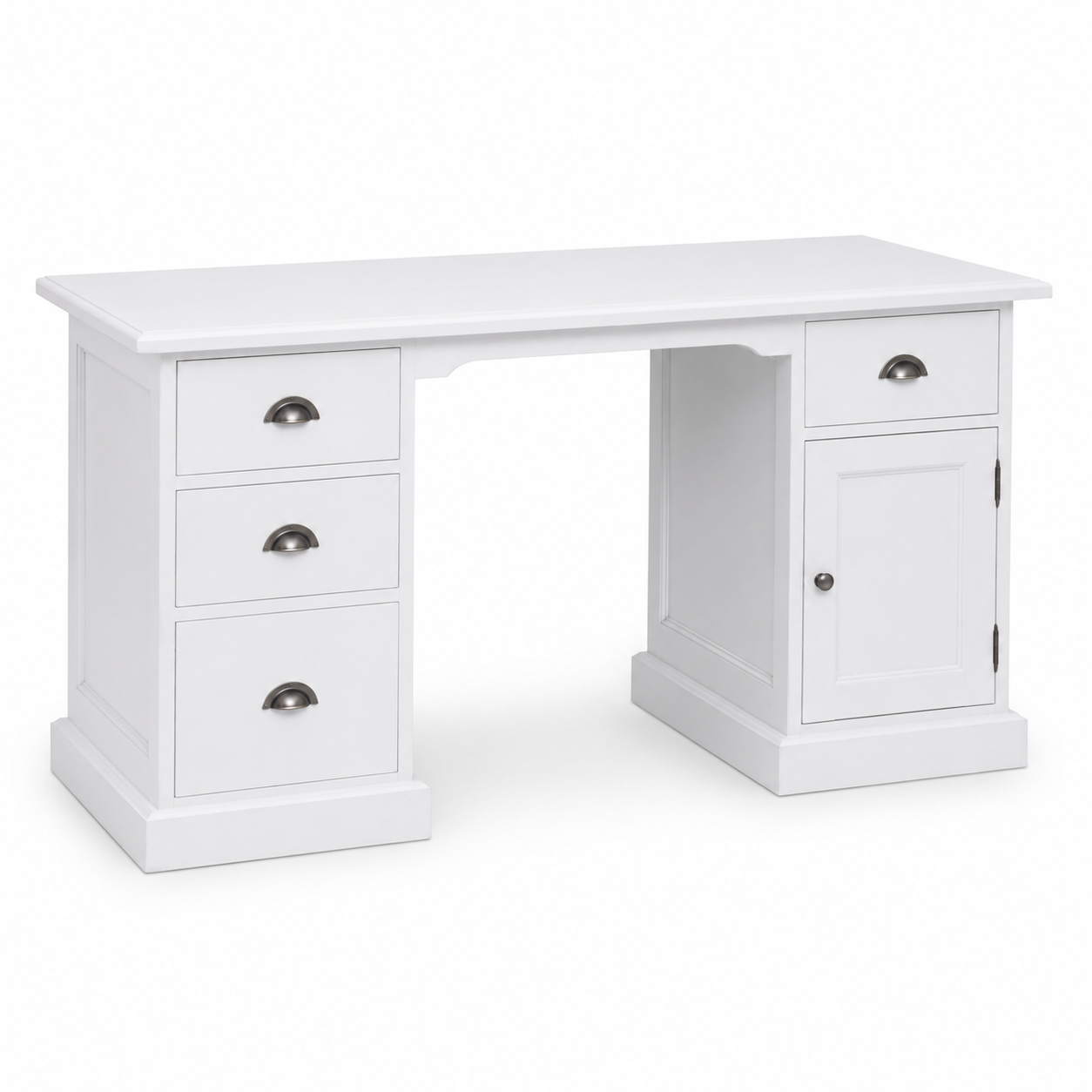 Desk - Oxford - Solid Pine - 152 x 70 x 78 cm - White
