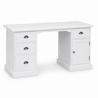 Desk - Oxford - Solid Pine - 152 x 70 x 78 cm - White