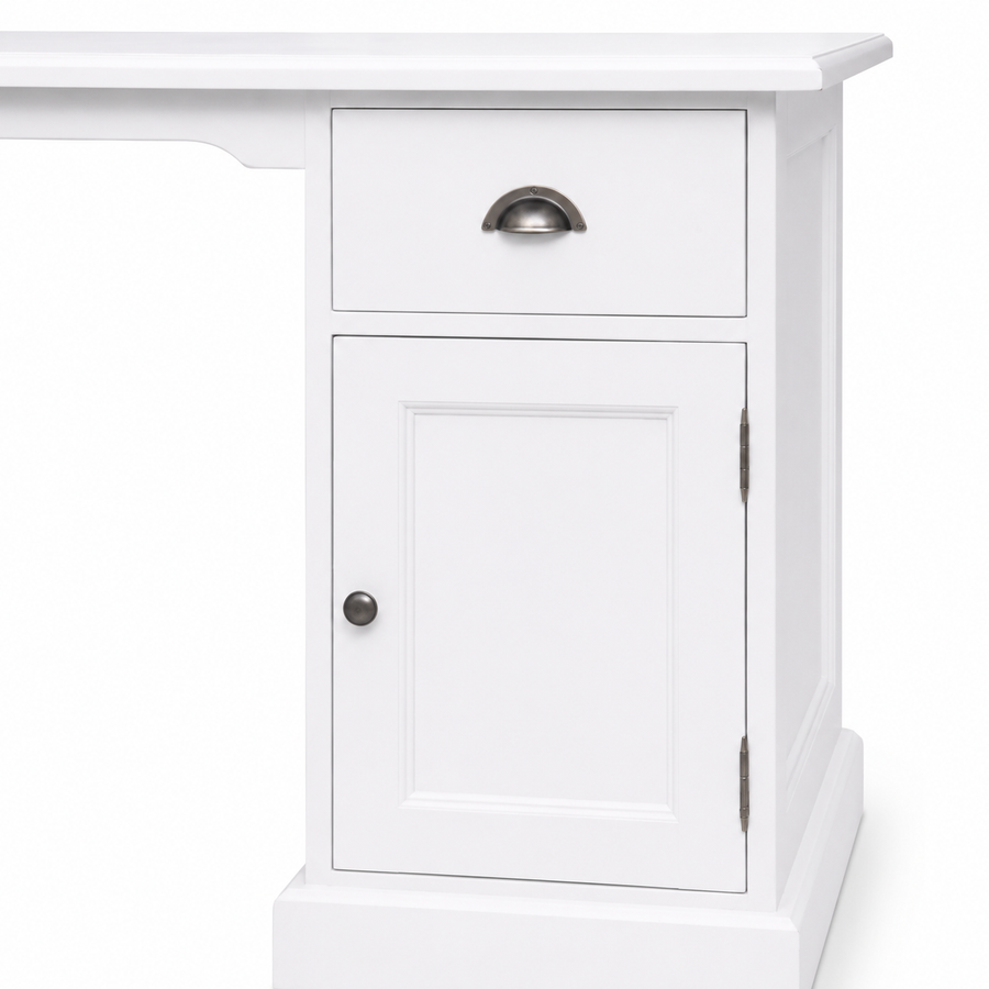 Desk - Oxford - Solid Pine - 152 x 70 x 78 cm - White