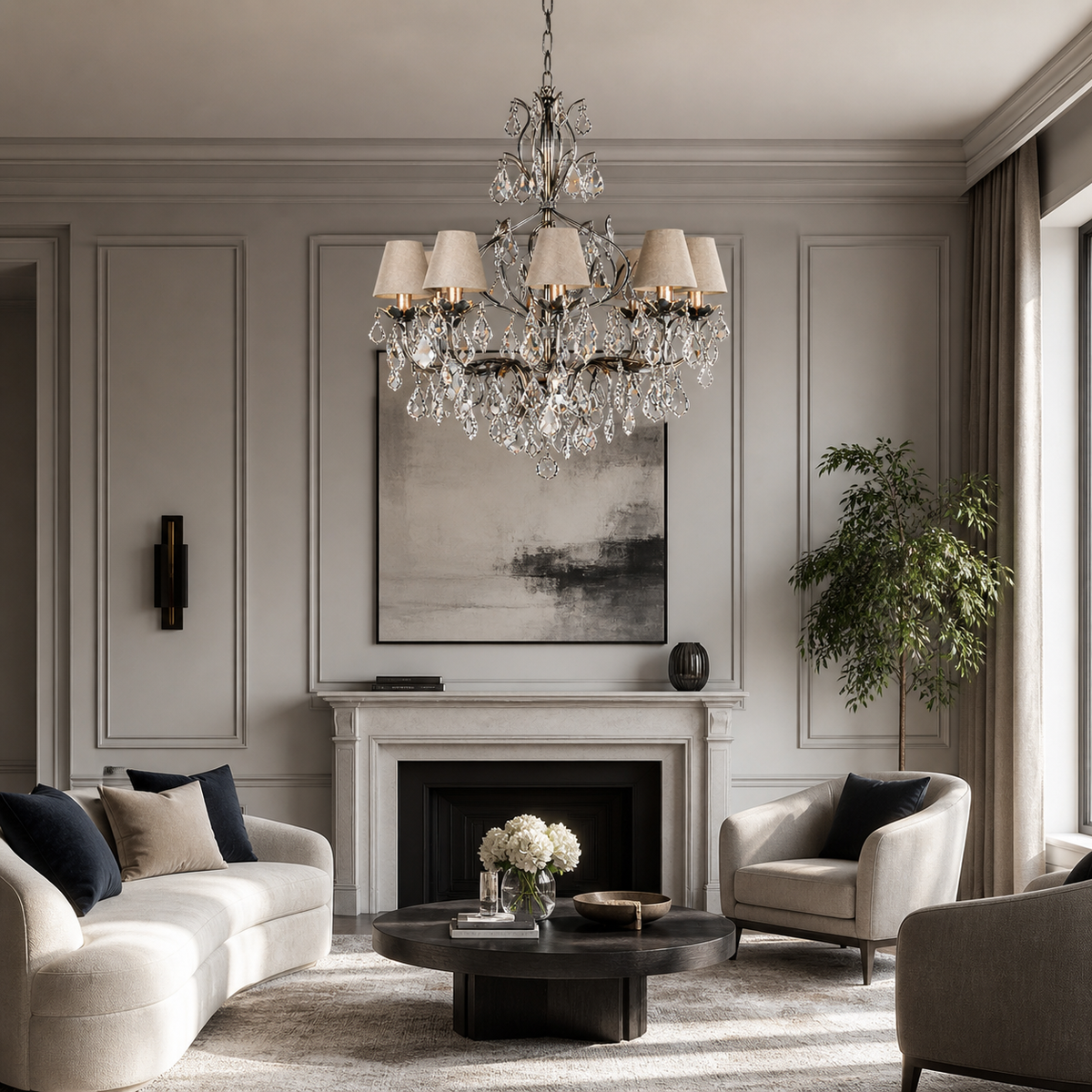 Pendant Light Gus 5687J - Antique Silver