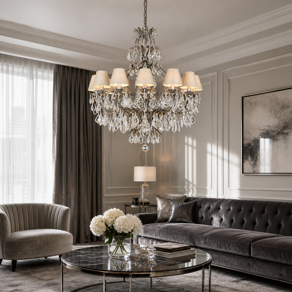 Pendant Light Gus 7240Y - Antique Silver