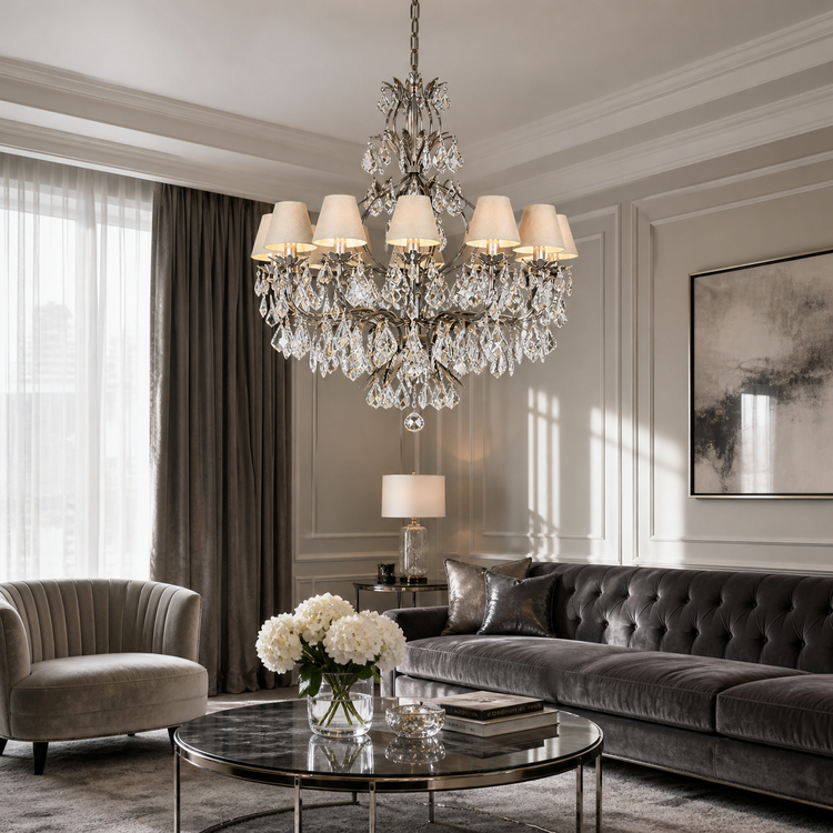 Pendant Light Gus 7240Y - Antique Silver