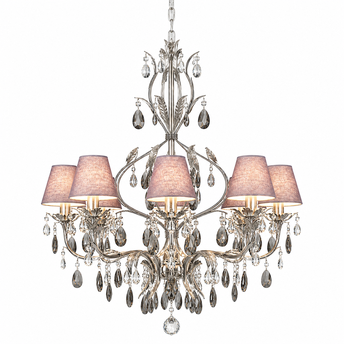 Lámpara Colgante Gus 8440O - Plata Antigua