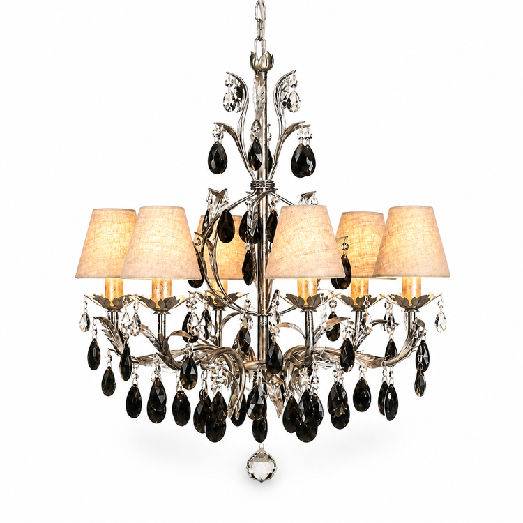Lámpara Colgante Gus 9193Q - Plata Antigua