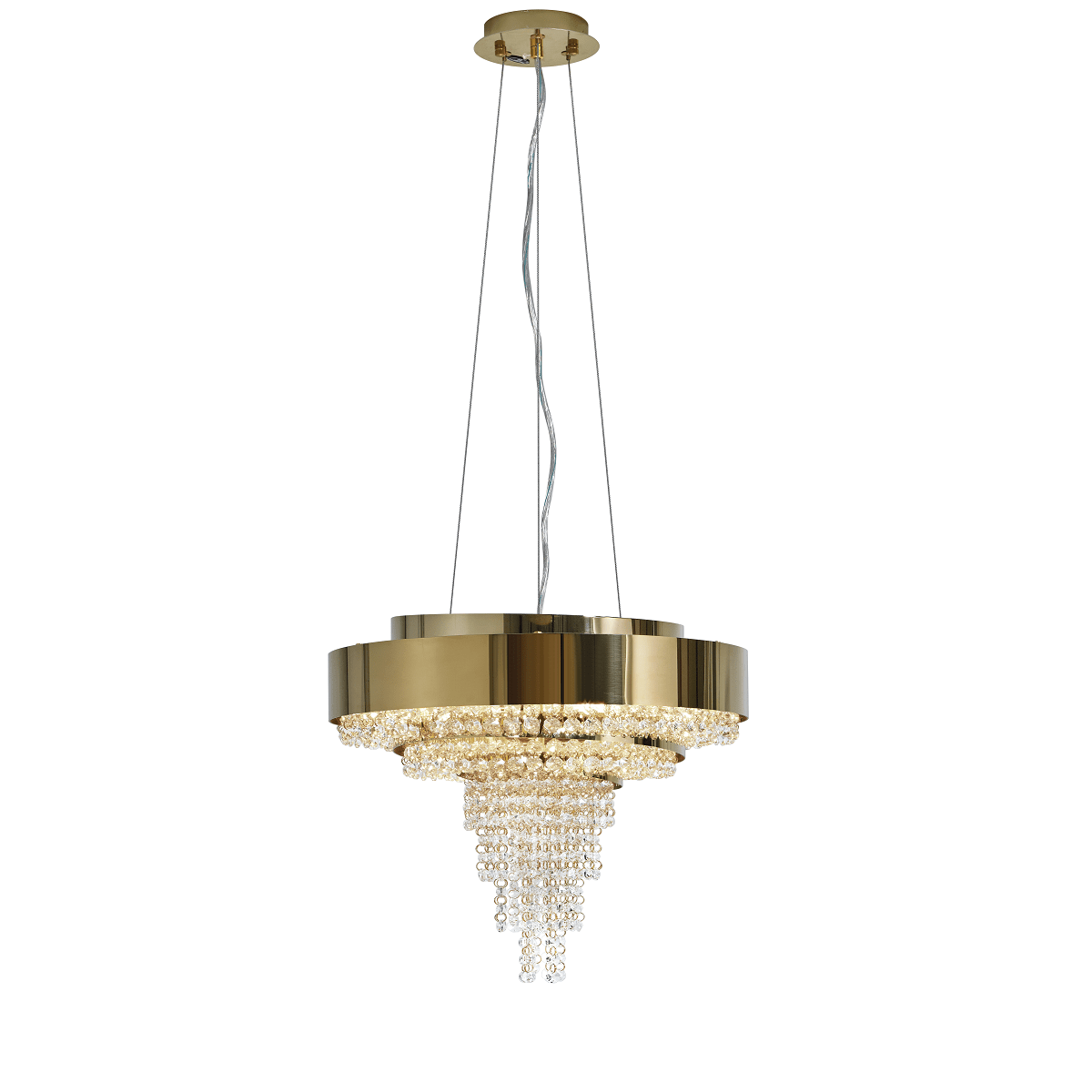 Pendant light - Line Baco Small - MCS Champagne Gold | Marcottestyle