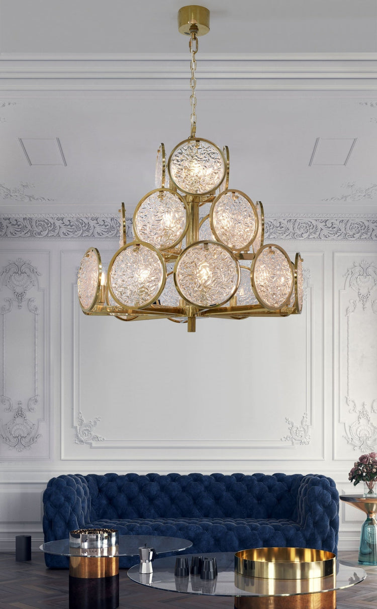 Pendant light - Line Ceres - MCS Polished Ti Gold | Marcottestyle