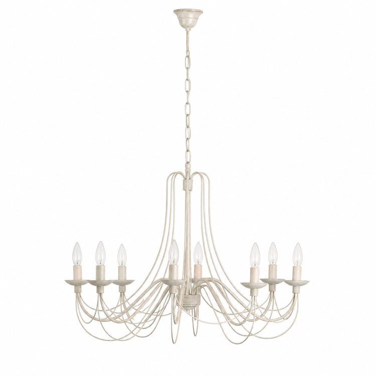 Lámpara Colgante Xara 5003E - Crema
