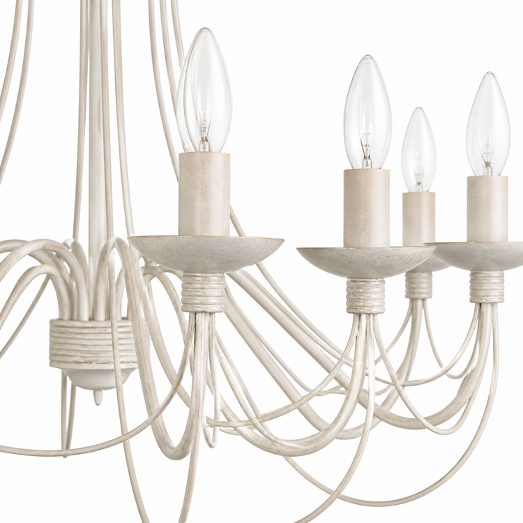 Lámpara Colgante Xara 5003E - Crema