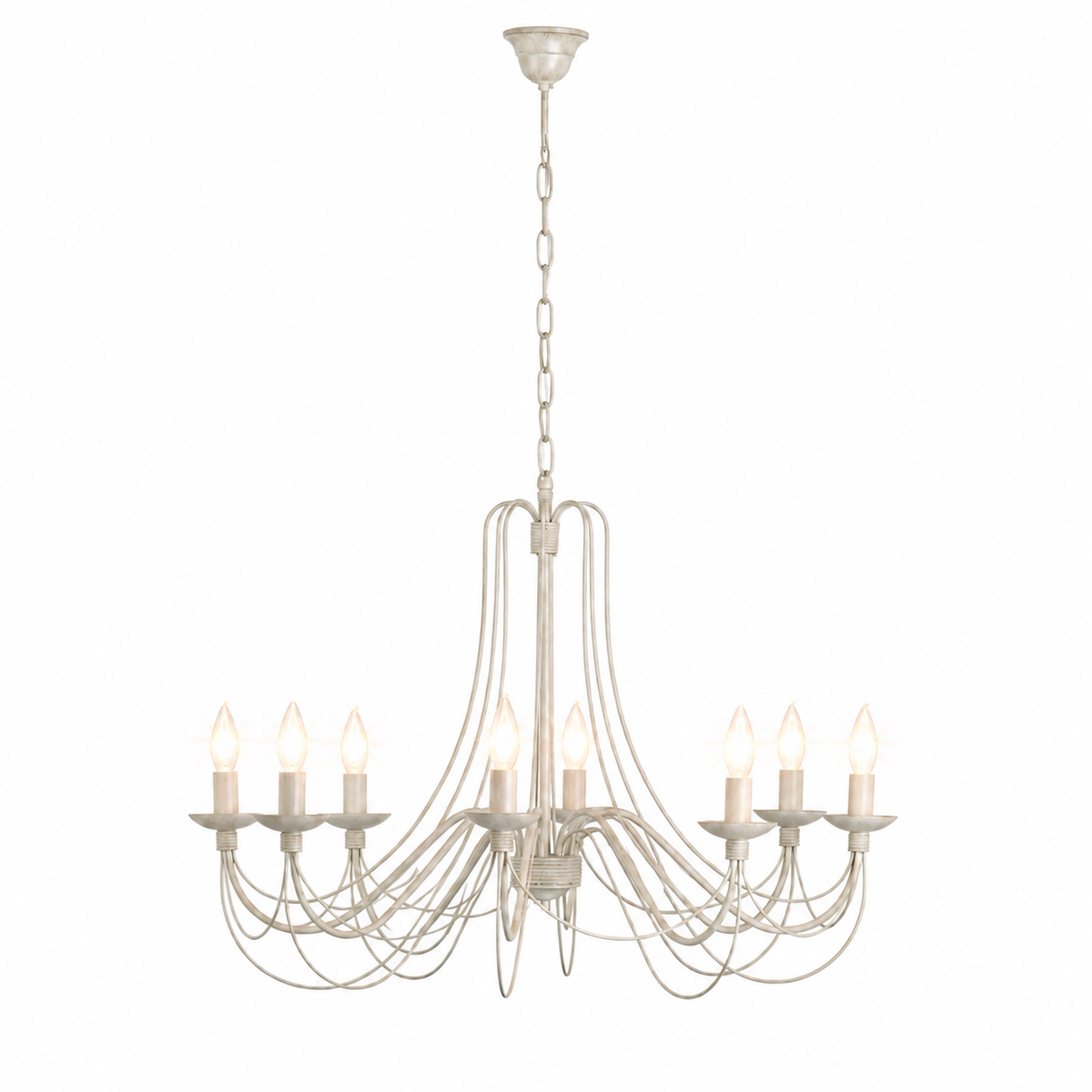 Lámpara Colgante Xara 5003E - Crema