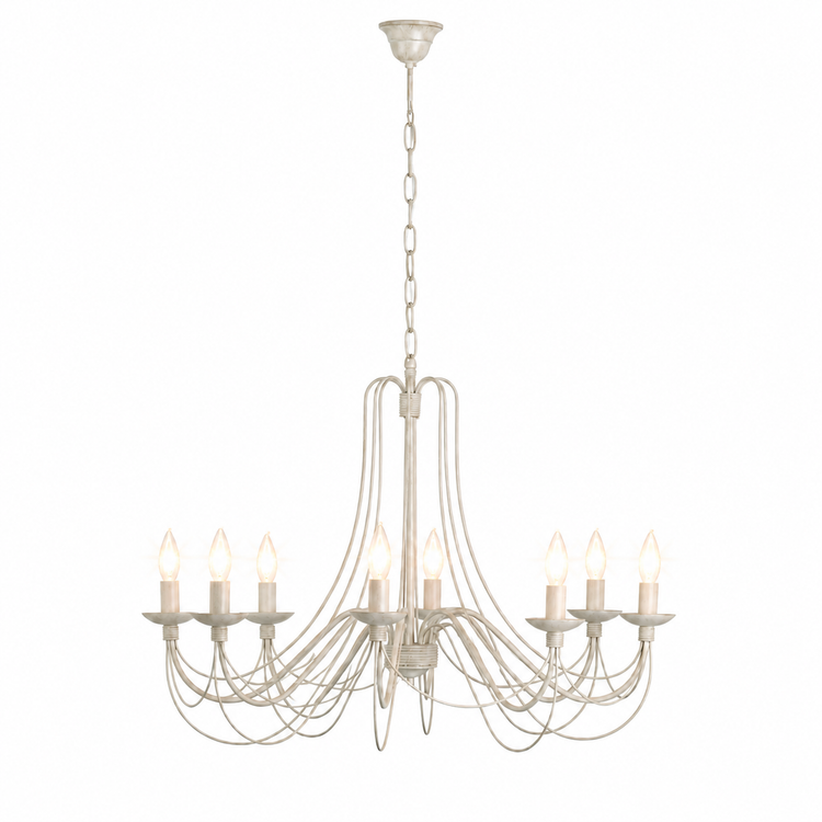 Lámpara Colgante Xara 5003E - Crema