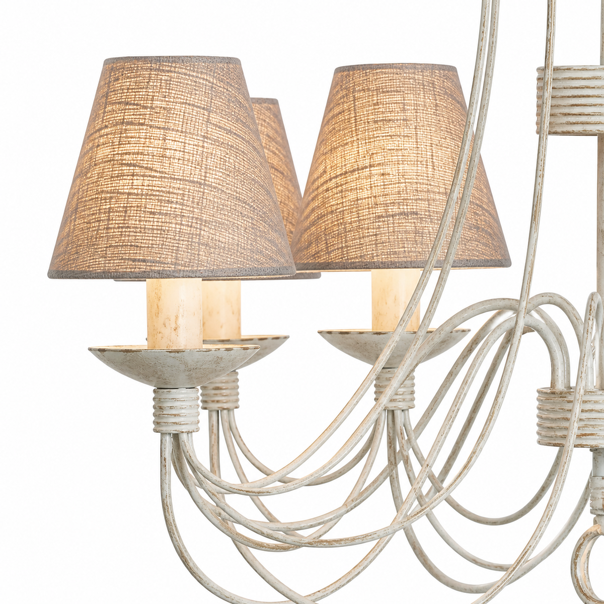 Lámpara Colgante Xara 6893R - Crema