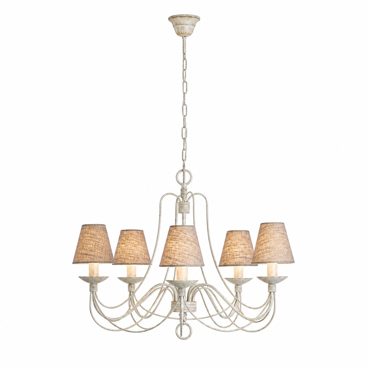 Lámpara Colgante Xara 6893R - Crema