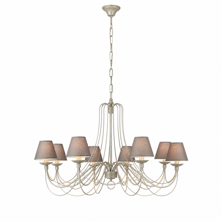 Lampada a Sospensione Xara 7640A - Grigio