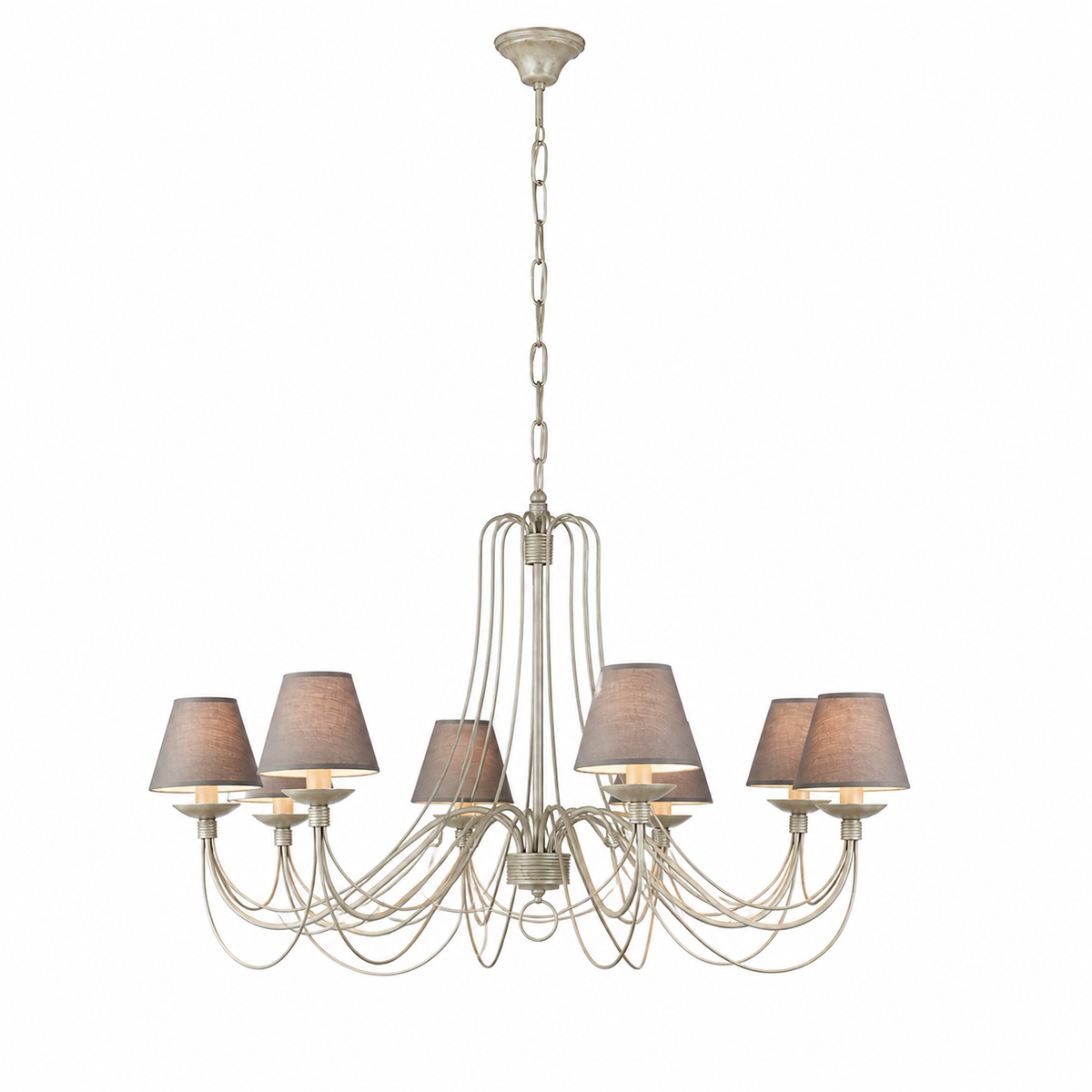 Lampada a Sospensione Xara 7640A - Grigio