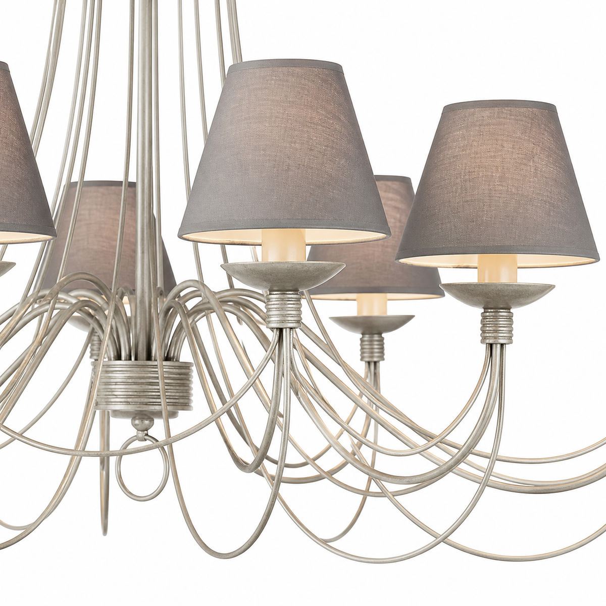 Lampada a Sospensione Xara 7640A - Grigio