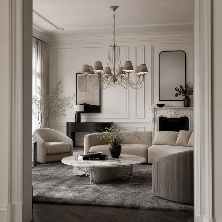 Lampada a Sospensione Xara 7640A - Grigio
