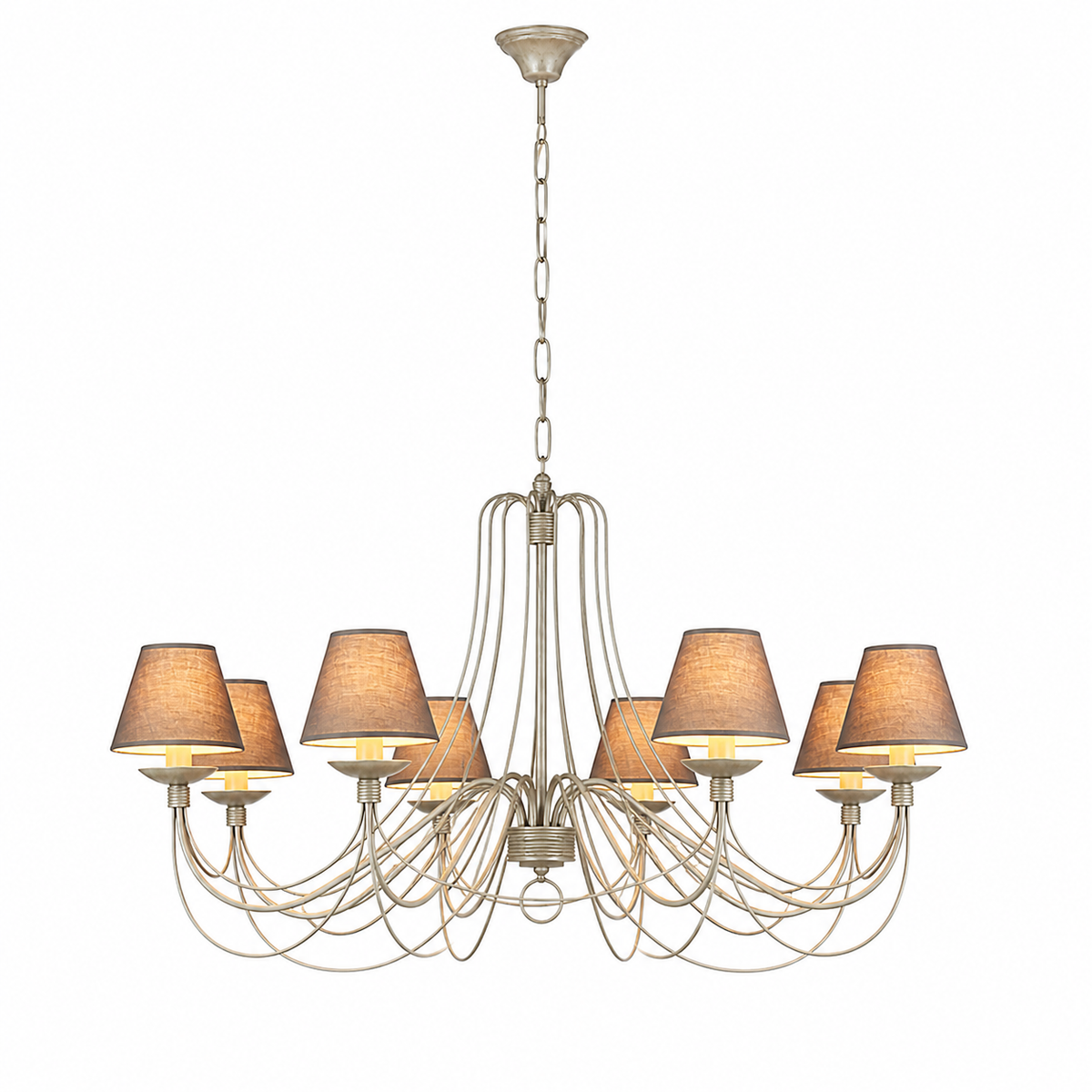 Lampada a Sospensione Xara 7640A - Grigio