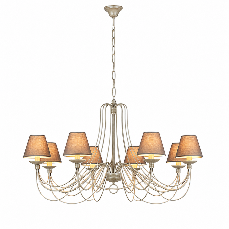 Lampada a Sospensione Xara 7640A - Grigio