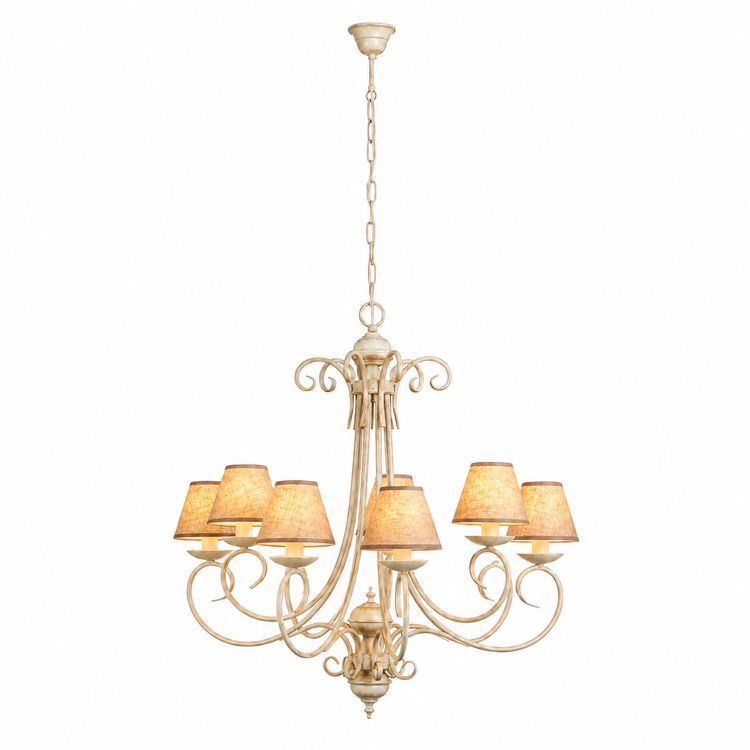 Pendant Light Zeph 2897B - Cream