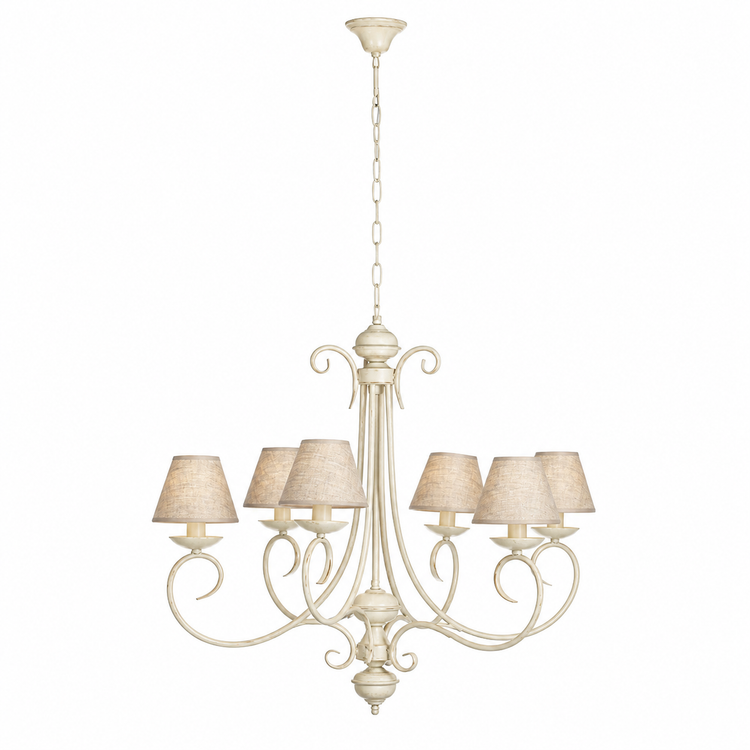 Lámpara Colgante Zeph 4168A - Crema