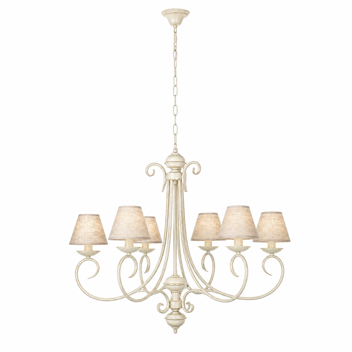 Lámpara Colgante Zeph 4168A - Crema