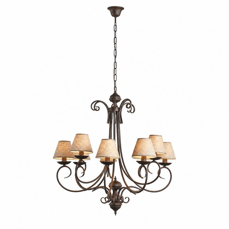 Pendant Light Zeph 6870D - Rust