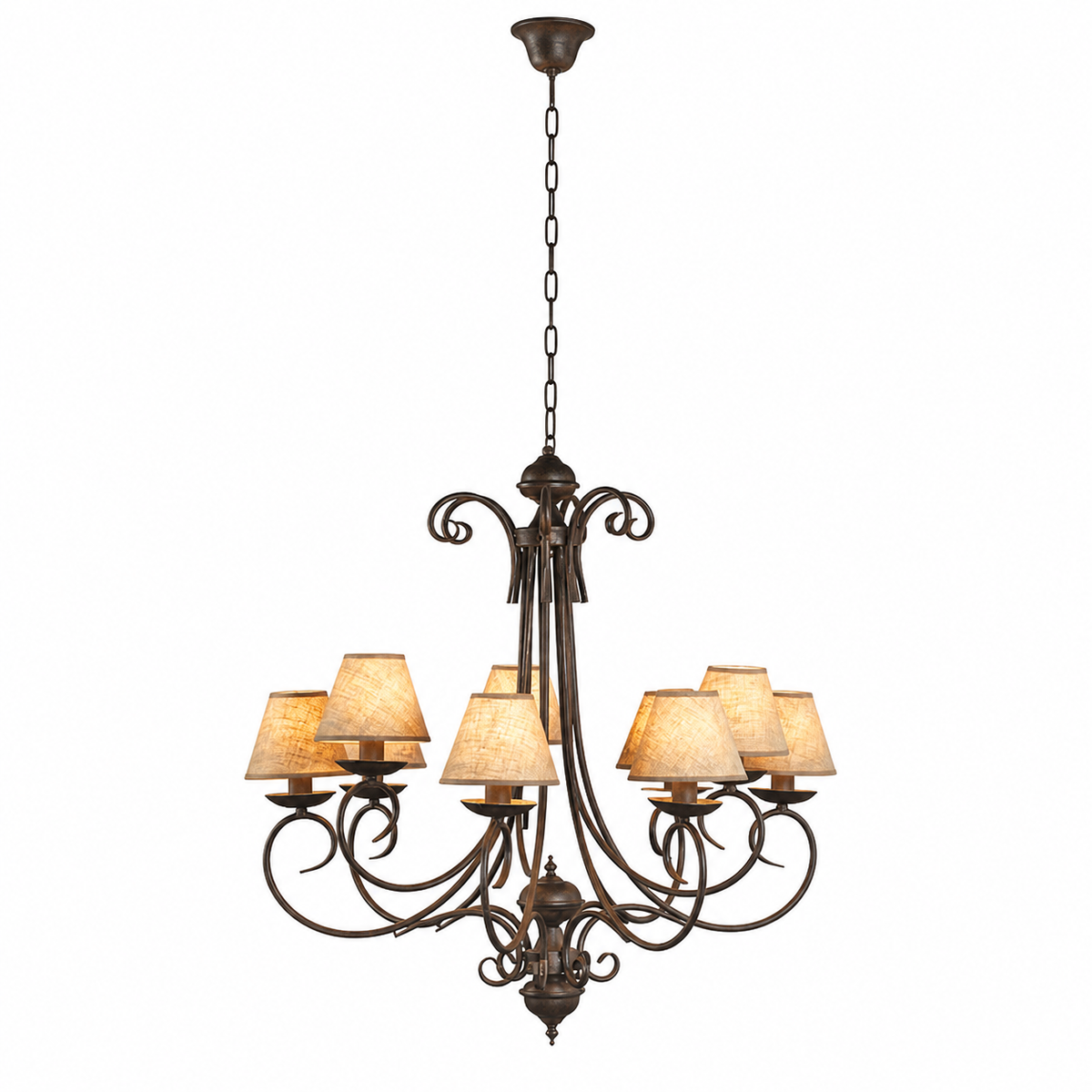Pendant Light Zeph 6870D - Rust