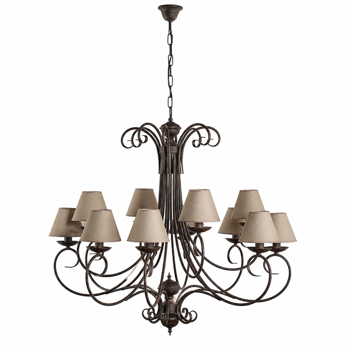 Pendant Light Zeph 7504D - Rust
