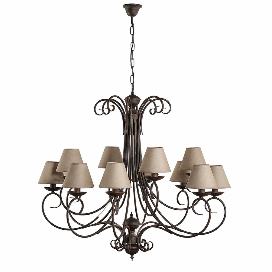 Pendant Light Zeph 7504D - Rust