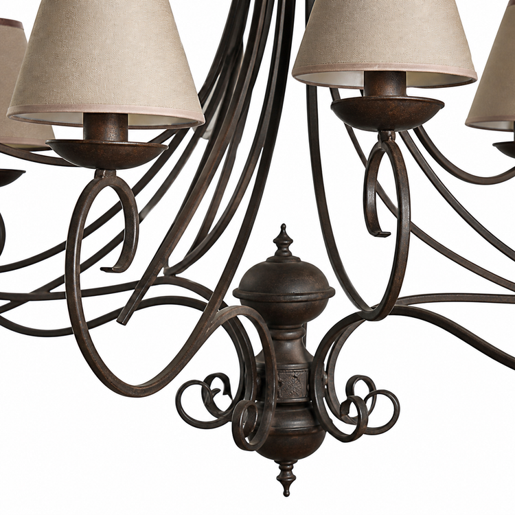 Pendant Light Zeph 7504D - Rust
